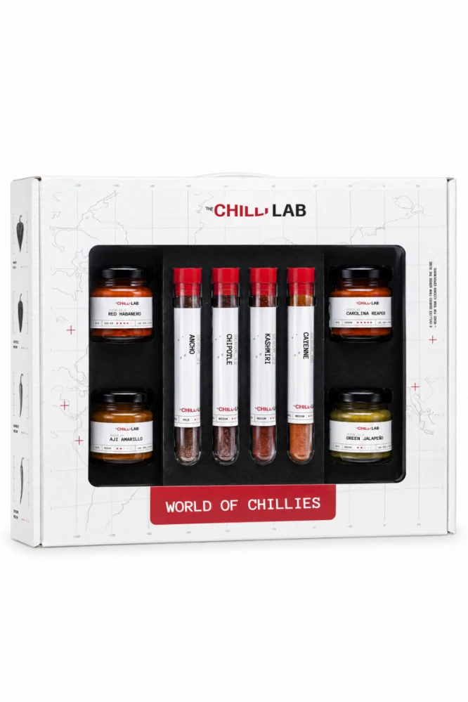 The Chilli Lab Carolina World of Chillies - chilli balíček z celého světa